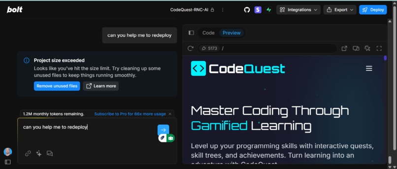 CodeQuest-AI – screenshot 1