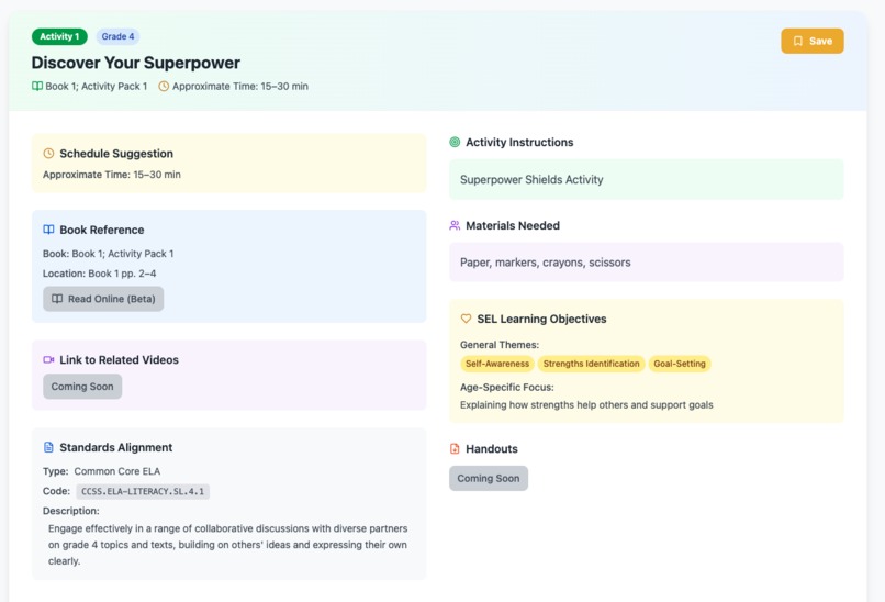 SEL Lesson Planner: Pineapple Friends Educator Toolkit – screenshot 3