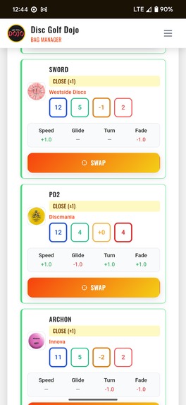 Bag Manager By Disc Golf Dojo – screenshot 7