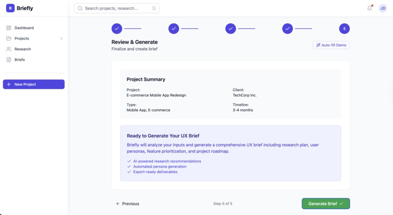 BrieflyUX – screenshot 4