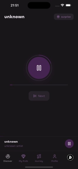 unknown ⋅ Music Discovery Reimagined – screenshot 5