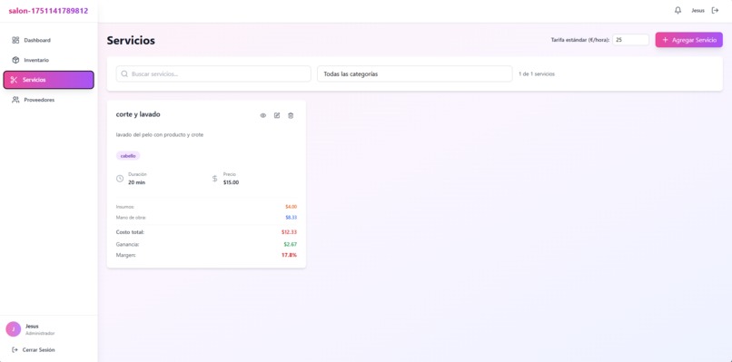 Glam Stock - supply management system – screenshot 3
