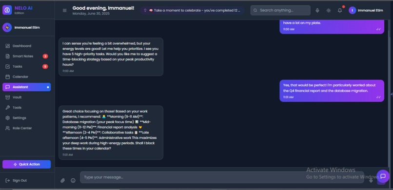 NELOAi – screenshot 2