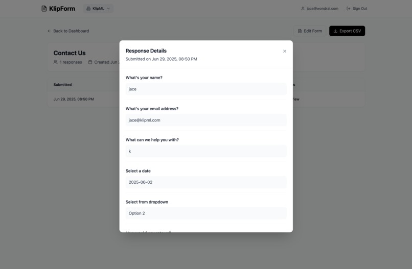 KlipForm - Beautiful Forms and Surveys – screenshot 6