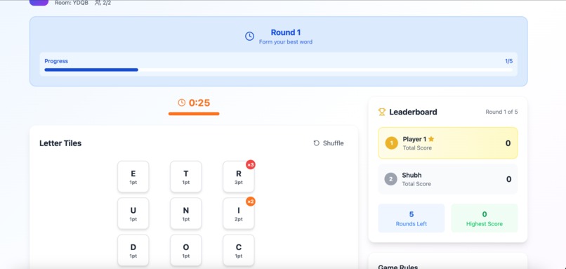 WordRace – screenshot 2