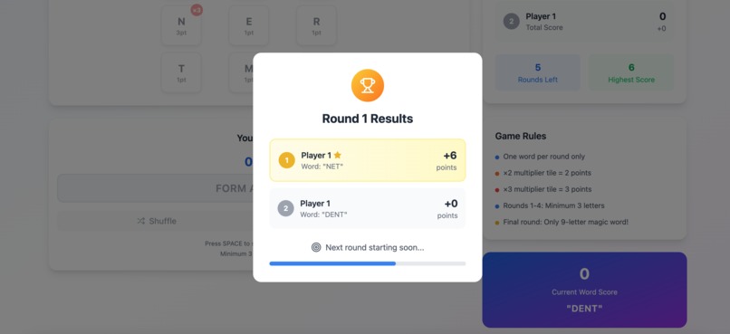WordRace – screenshot 3
