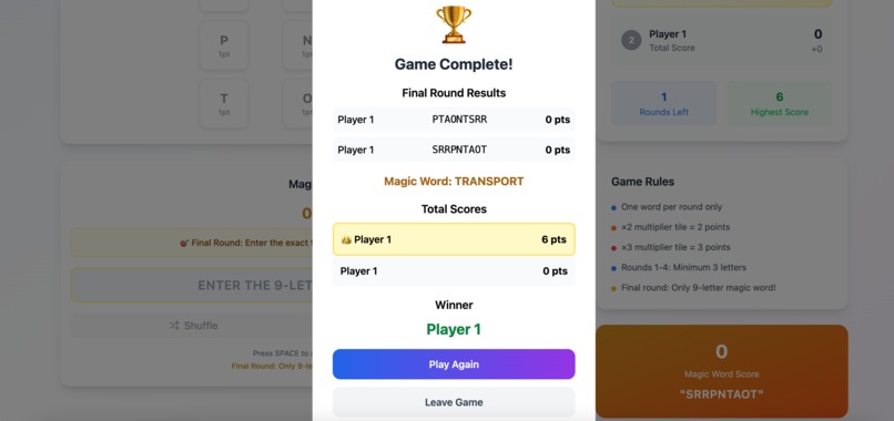 WordRace – screenshot 5