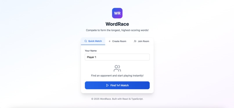 WordRace – screenshot 1