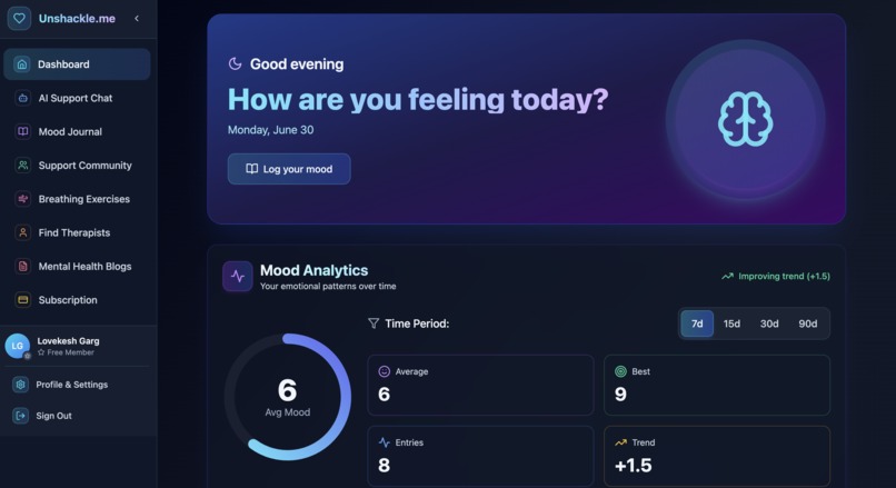 Unshackle.me – screenshot 3