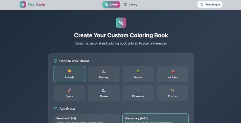 Magic Coloring Book Generator – screenshot 2