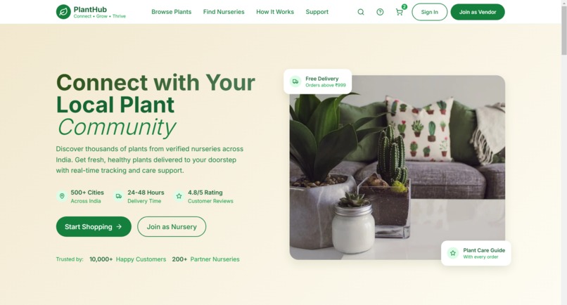 Plantbazaar – screenshot 1