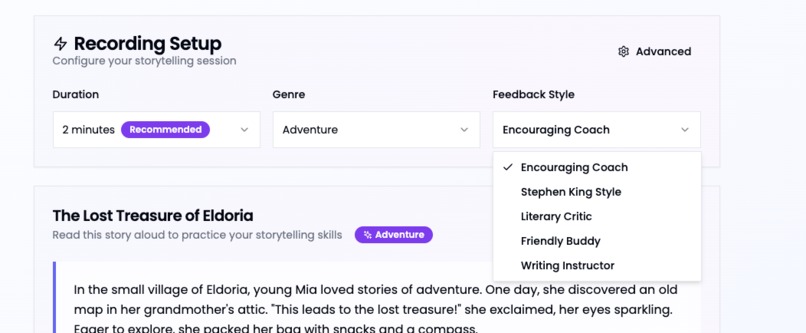 StoryFlow – screenshot 2