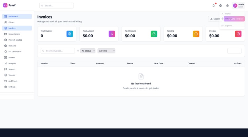 Panel1 - Billing and automation, reimagined – screenshot 1