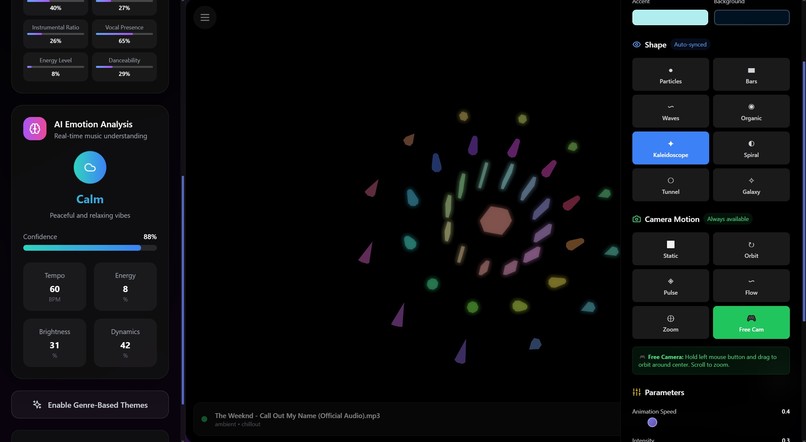 AI Audio Visualizer – screenshot 2