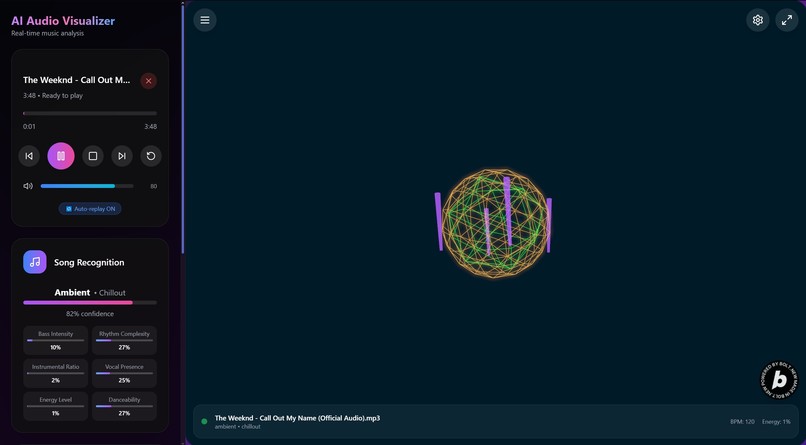 AI Audio Visualizer – screenshot 3