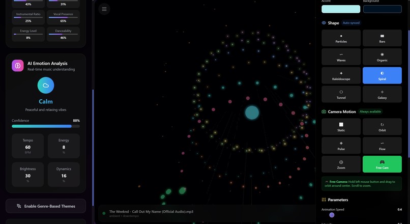 AI Audio Visualizer – screenshot 9