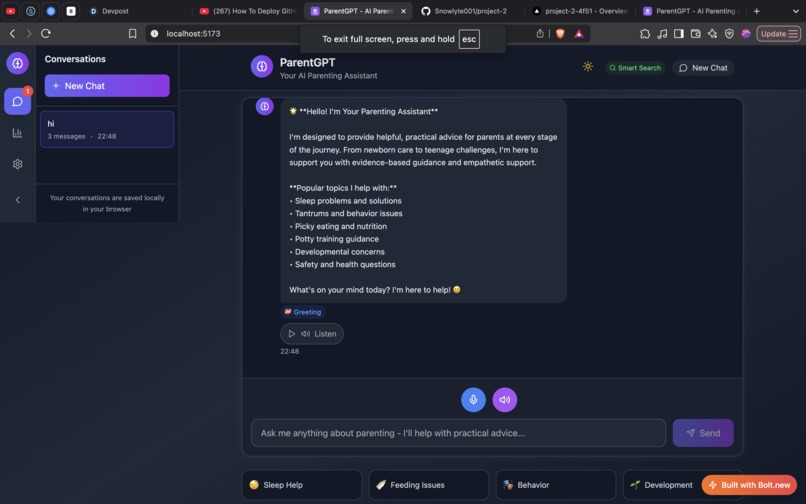 Parentgpt – screenshot 1