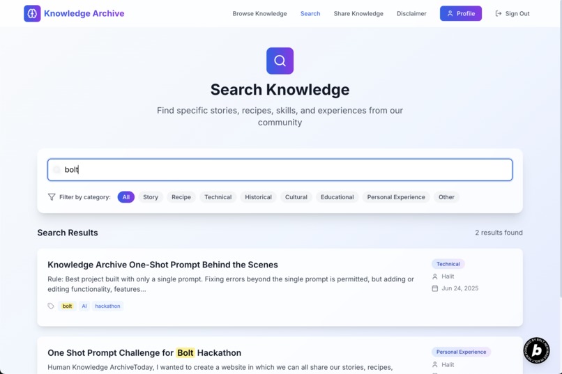 Human Knowledge Archive – screenshot 7