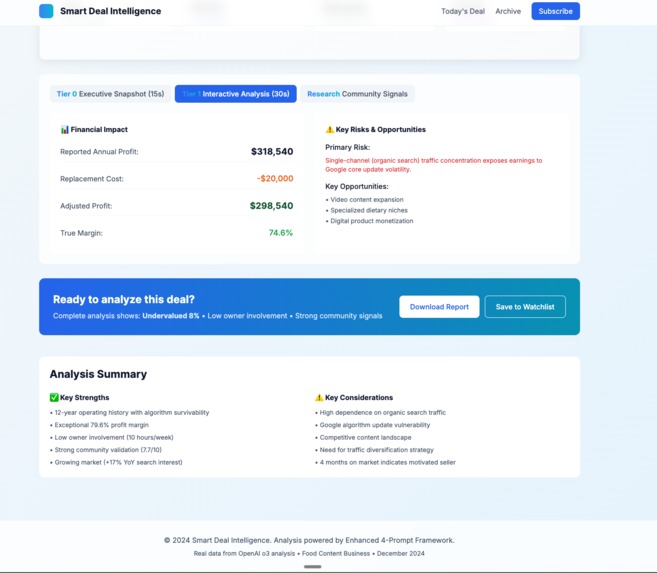 Mergers and Acquisitions Agent – screenshot 1