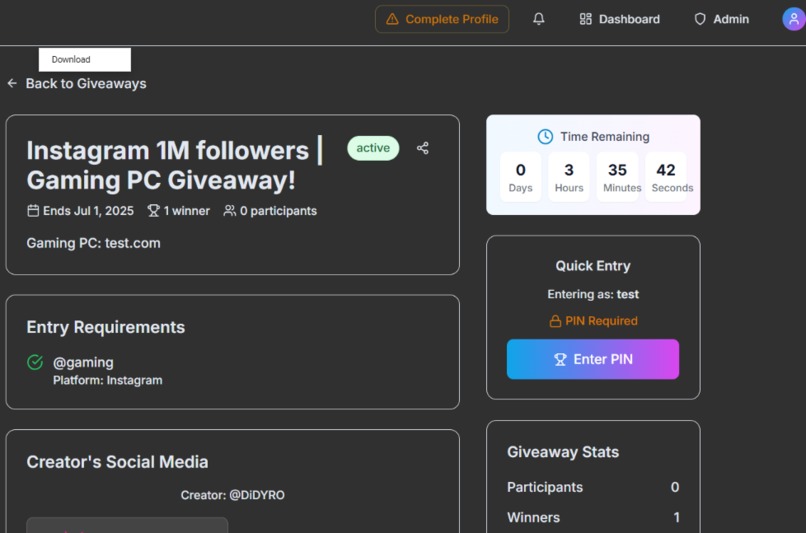 GW Hub – screenshot 1