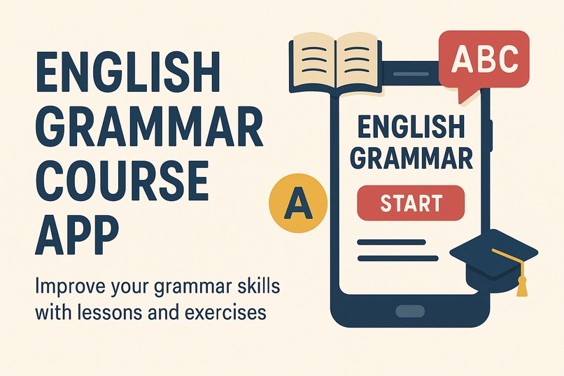 English grammar course mobile app – screenshot 1