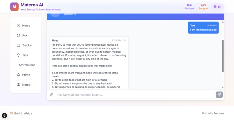 MATERNA AI – screenshot 9