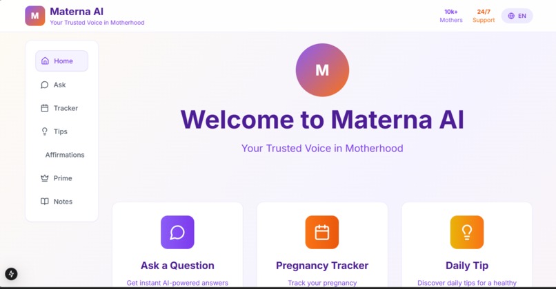 MATERNA AI – screenshot 1