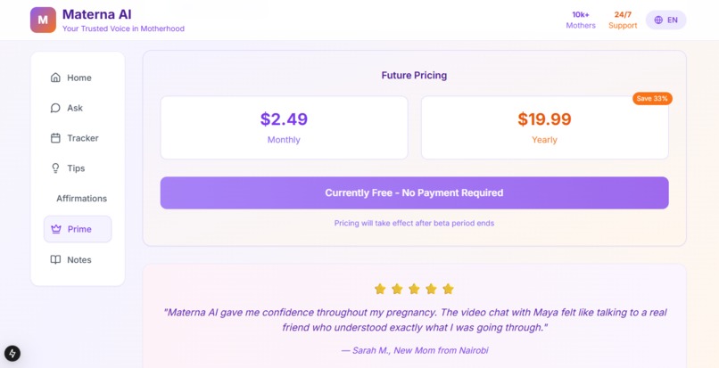 MATERNA AI – screenshot 17
