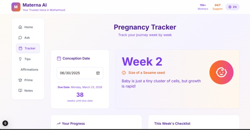 MATERNA AI – screenshot 3