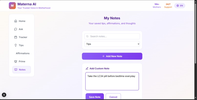 MATERNA AI – screenshot 7