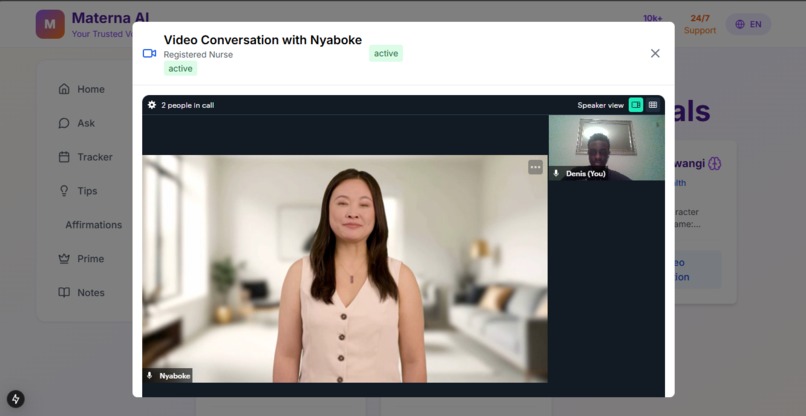 MATERNA AI – screenshot 2