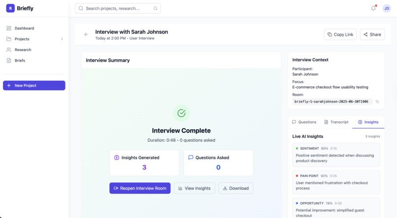 BrieflyUX – screenshot 10