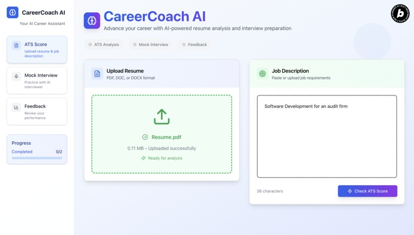 CareerCoach AI – screenshot 1