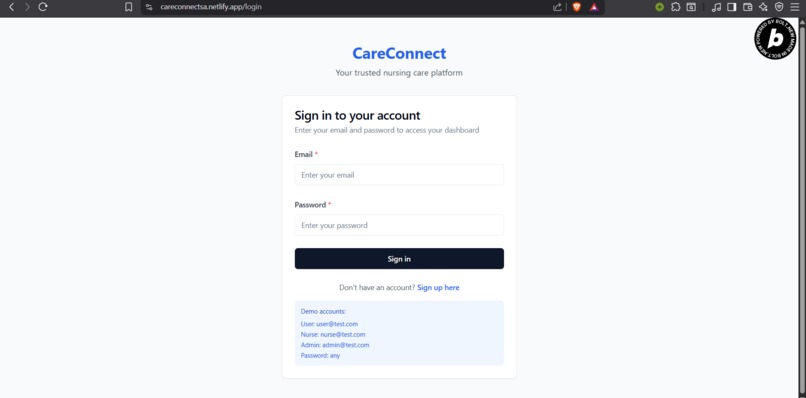 CareConnect – screenshot 1