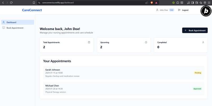 CareConnect – screenshot 2