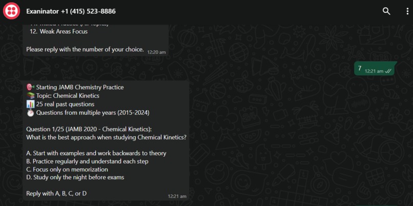Examinator – screenshot 6