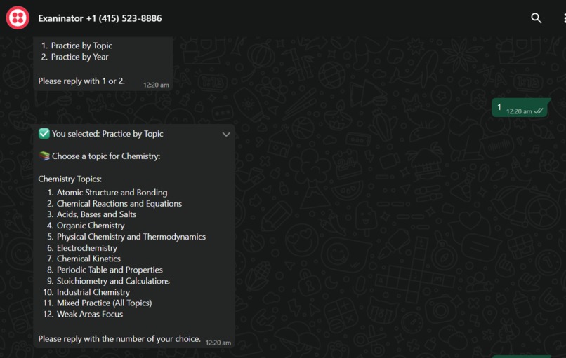 Examinator – screenshot 4