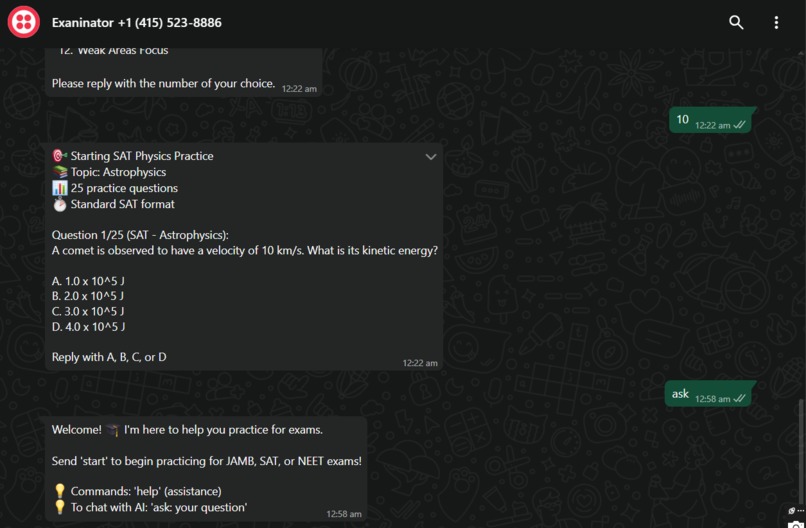 Examinator – screenshot 5