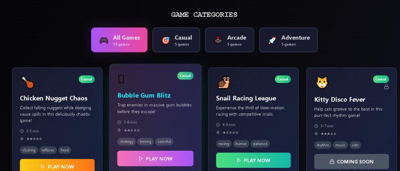 WACKY WORLD ARCADE – screenshot 2