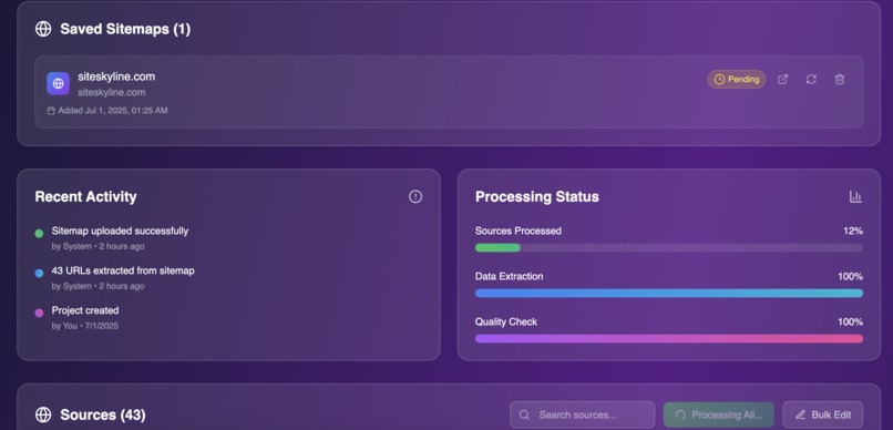 SkySEOManager – screenshot 2