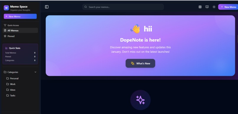 DopeNote – screenshot 1
