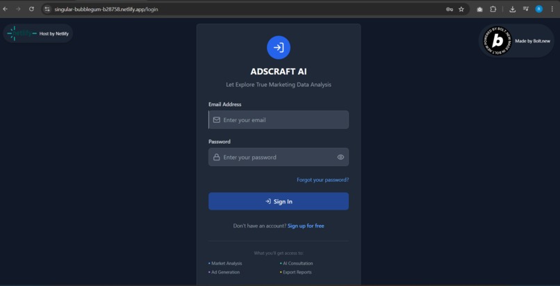 ADSCRAFT AI – screenshot 1