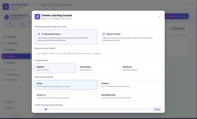 AI Personal Learning Assistant – screenshot 3