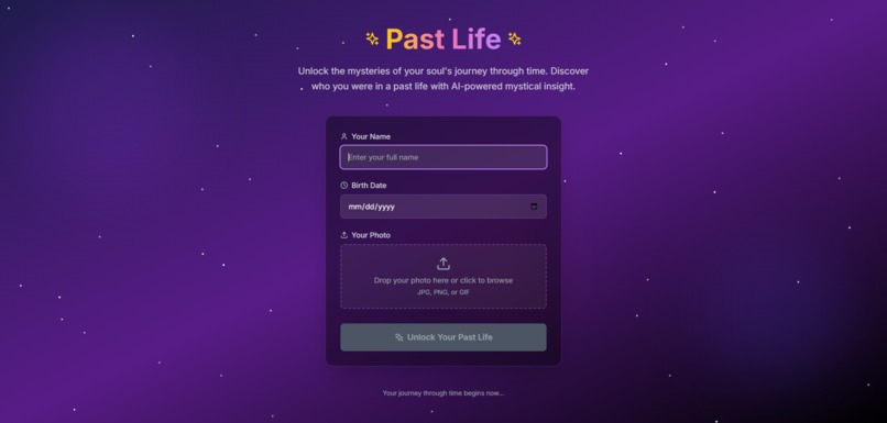 PastLife AI – screenshot 1