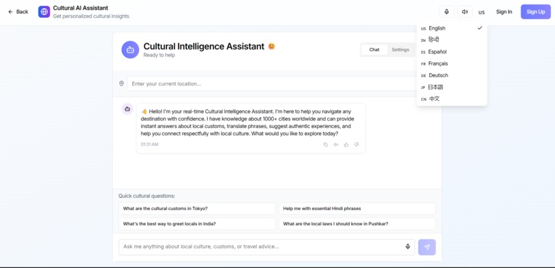 CulturalCompass – screenshot 4