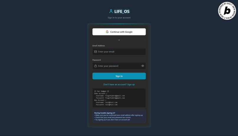 Life OS – screenshot 1