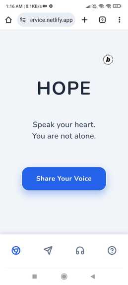 HOPE – screenshot 1