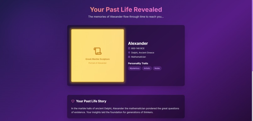 PastLife AI – screenshot 3