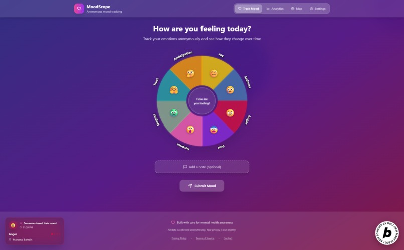 MoodScope – screenshot 1