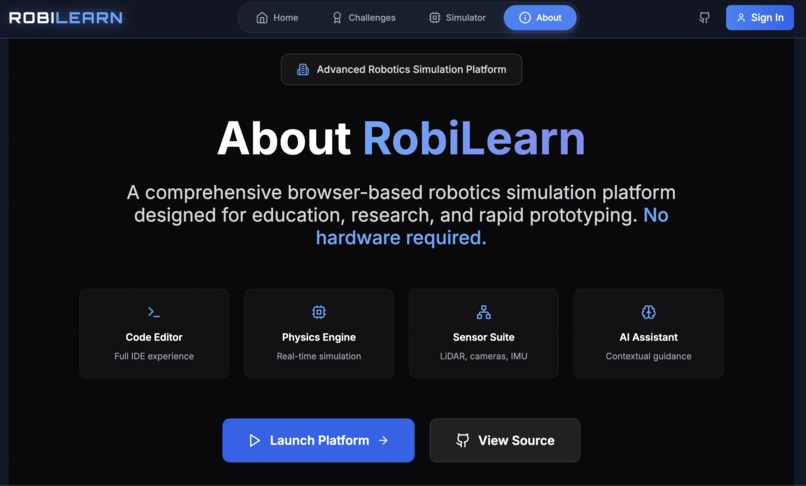 RobiLearn – screenshot 2